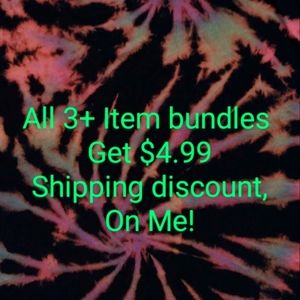 Shipping Discounts on ALL BUNDLES